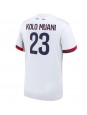 Moške Nogometnih dresov Paris Saint-Germain Randal Kolo Muani #23 Gostujoči 2024-25 Kratki rokavi